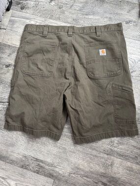 Carhartt Men's Olive Green Cargo Utility Shorts